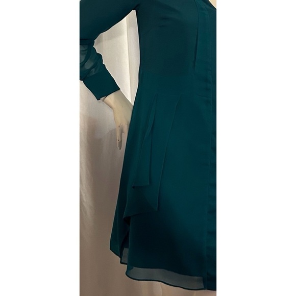BCBGeneration Jade Green Chiffon Mini Dress - Picture 3 of 5